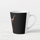 Brown Texas longhorn Milchtasse (Rechts)