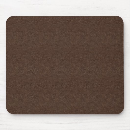Brown Textured Leather Mousepad (Vorne)