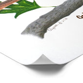 Brown Thrasher 14x11 Inspiration Print Poster (Ecke)