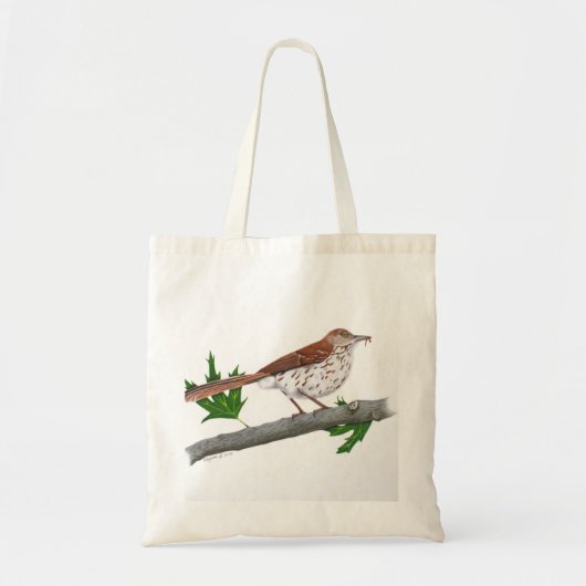 Brown Thrasher Budget Tasche (Vorne)