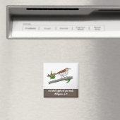 Brown Thrasher Inspirational Magnet (In Situ (Geschirrspüler))