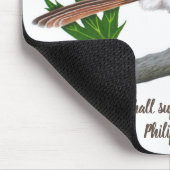Brown Thrasher Inspirational Mousepad (Ecke)