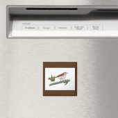 Brown Thrasher Magnet (In Situ (Geschirrspüler))