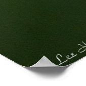 Brown Thrasher mit/Catch of the Day Poster (Ecke)