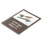 Brown Thrasher-Notebook Notizblock (Linke Seite)
