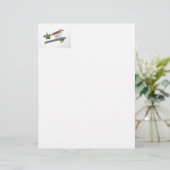 Brown Thrasher Stationery Briefbogen (Stehend Vorderseite)