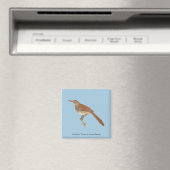 Brown Thrush oder Brown Thrasher, New Yorker Vögel Magnet (In Situ (Geschirrspüler))