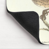 Brown Thrush oder Brown Thrasher, New Yorker Vögel Mousepad (Ecke)