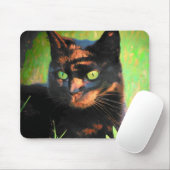 Brown Tiger Mousepad (Mit Mouse)