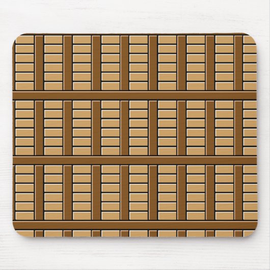 Brown Tiles Mousepad (Vorne)