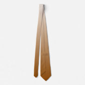 Brown Tint Gradient Men's Neck Tie Krawatte (Rückseite)