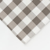 Brown-Tischdecke-Muster Fleecedecke (Ecke)