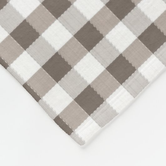 Brown-Tischdecke-Muster Fleecedecke (Ecke)