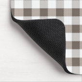 Brown-Tischdecke-Muster Mousepad (Ecke)