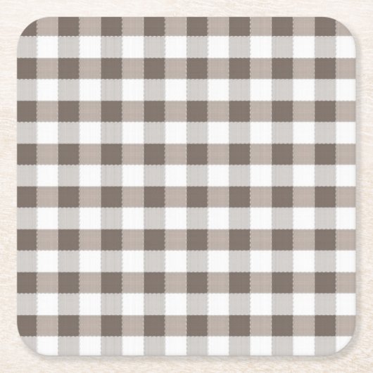 Brown-Tischdecke-Muster Rechteckiger Pappuntersetzer (Vorderseite)