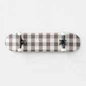 Brown-Tischdecke-Muster Skateboard (Horizontal)