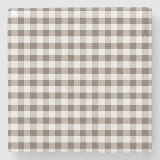 Brown-Tischdecke-Muster Steinuntersetzer (Vorderseite)