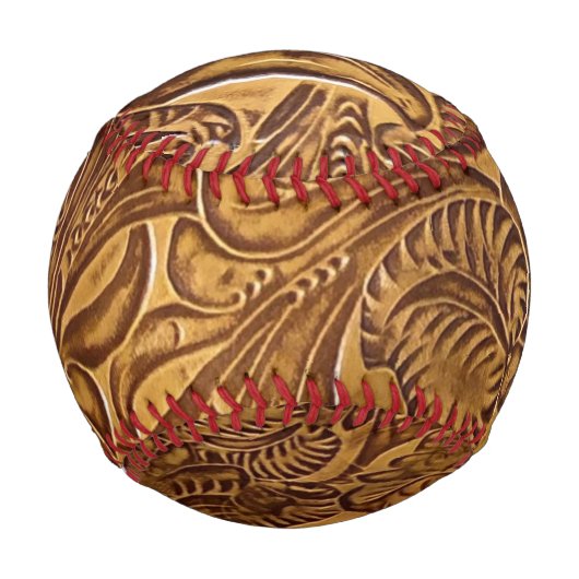Brown Toolted Imitats Leather Baseball (Rückseite)