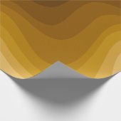 Brown Topographic Map Wrapping Geschenkpapier (Ecke)