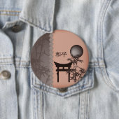 Brown Torii Bambuspfiro Button (Beispiel)