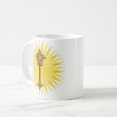 Brown Traditional Ethiopian Cross Design Kaffeetasse (Vorderseite Links)