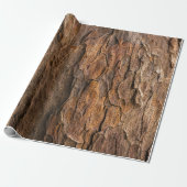 Brown tree bark in closeup photography geschenkpapier (Ungerollt)