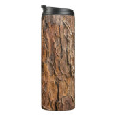 Brown tree bark in closeup photography thermosbecher (Nach rechts gedreht)