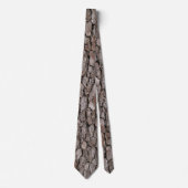 Brown Tree Bark Necktie Krawatte (Vorderseite)