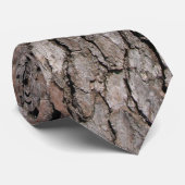 Brown Tree Bark Necktie Krawatte (Gerollt)