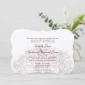 Brown Tree Hochzeiten Einladung (Stehend Vorderseite)