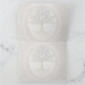Brown Tree of Life Pattern Karte (Innenseite)