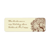 Brown Tree Rücksendeadresse (Vorne)