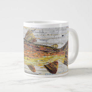 Brown Trout Collage 20oz Coffee Tasse von C.E.Wei