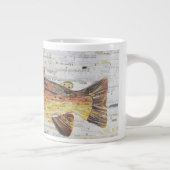 Brown Trout Collage 20oz Coffee Tasse von C.E.Weiß (Rechts)