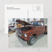 Brown Truck 1 Postkarte (Vorne/Hinten)