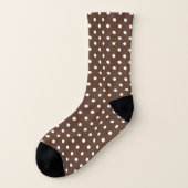Brown-Tupfen Socken (Links - Außen)
