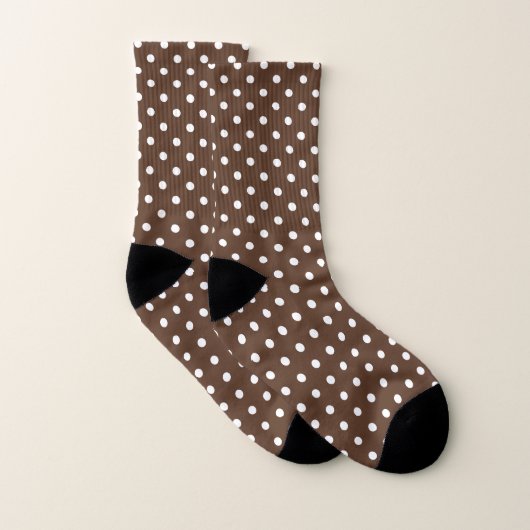 Brown-Tupfen Socken (Paar)