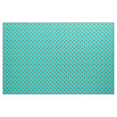 Brown-Türkis-Stellen-Tupfen-Muster Stoff (Fat Quarter (45,7 x 55,9 cm))