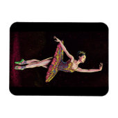 Brown Tutu Ballerina Puzzle - Stunning Dance Art w Magnet (Horizontal)