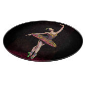 Brown Tutu Ballerina Puzzle - Stunning Dance Art w Schneidebrett (Ecke)