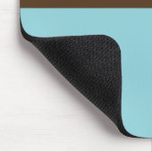 Brown u. blaues Mousepad (Ecke)