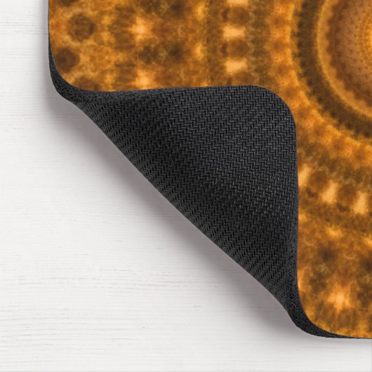Brown u. Goldspirles Fraktal Design Mousepad (Ecke)