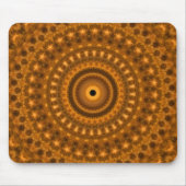Brown u. Goldspirles Fraktal Design Mousepad (Vorne)