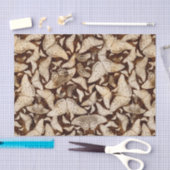 Brown und beige Schmetterlinge Seidenpapier (Handwerk)