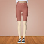 Brown und Bisque Leggings<br><div class="desc">Brown und Bisque</div>