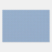 BROWN- UND BLUE-PATTERN GESCHENKPAPIER SET (Vorderseite)