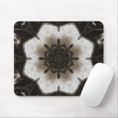 Brown und Cream Textured Mandala Mousepad (Mit Mouse)