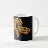 Brown- und Goldball-Pythonschlange Kaffeetasse (VorderseiteRechts)