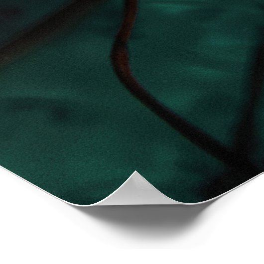 BROWN UND GREEN JELLYFISH POSTER (Ecke)