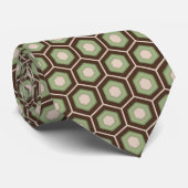 Brown und olivgrünes Grün deckten Hexe-Krawatte Krawatte (Gerollt)